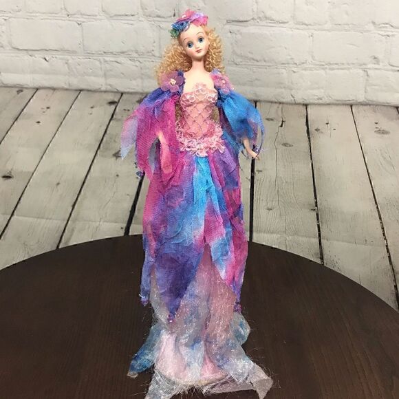 Decorative Whimsical Doll Renaissance Fairy like - Picture 2 of 8
